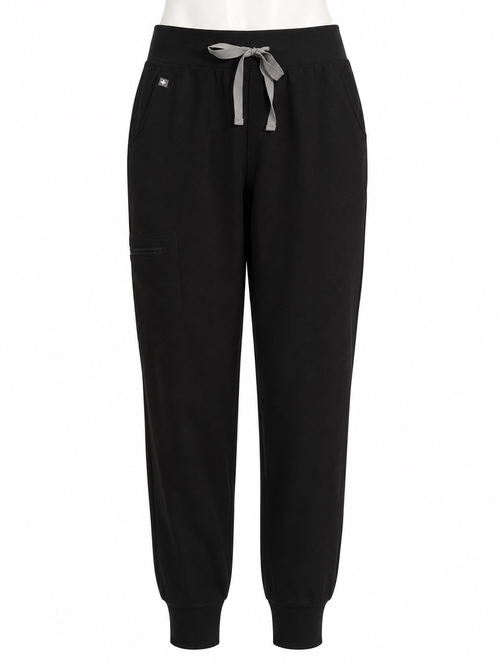 Size XS FIGS Zamora Jogger Technical Collection Black Scrub Pants